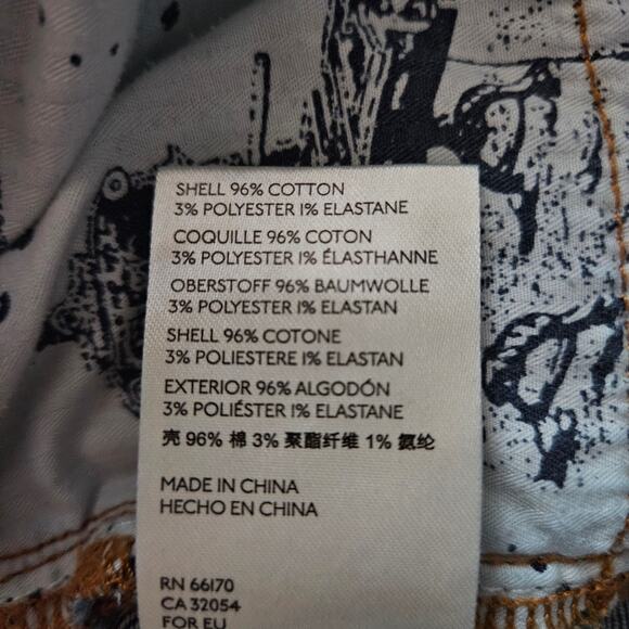 Pilcro Womens Bootcut Jeans 29 Medium Wash Boho Chic Casual Soft Girl Streetwear - Picture 13 of 13